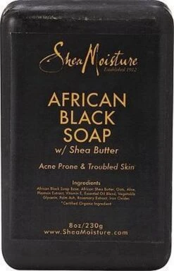 Shea Moisture African Black Soap - Soap Bar - 230 Gr 11 Shea Moisture African Black Soap - Soap Bar - 230 Gr -Verzorgingsproducten 771x1200 2