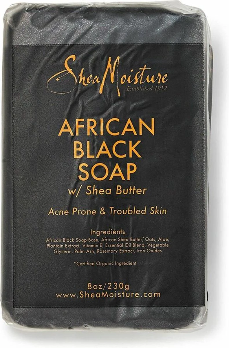 Shea Moisture African Black Soap - Soap Bar - 230 Gr 3 Shea Moisture African Black Soap - Soap Bar - 230 Gr