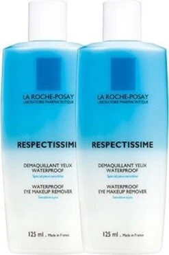 La Roche-Posay Respectissime Waterproof Oogreiniger - 2x125ml