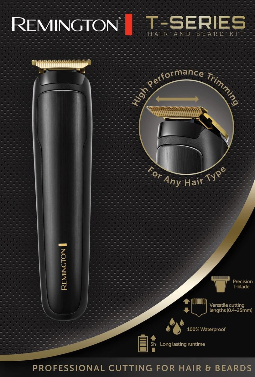 Remington T-Series Baard & Haar - Baardtrimmer/Tondeuse MB7050 12 Remington T-Series Baard & Haar - Baardtrimmer/Tondeuse MB7050 - Afbeelding 10