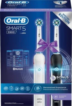 Oral B Oral-B Smart 5 5900 - Zwart En Wit - Elektrische Tandenborstel - Duopack 14 Oral B Oral-B Smart 5 5900 - Zwart En Wit - Elektrische Tandenborstel - Duopack -Verzorgingsproducten 816x1200 2