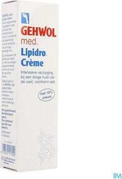 Gehwol Lipidro-Crème - Breng De Zeer Droge Huid Weer In Goede Balans Van Vet En Vocht - Voetcreme - Tube 75ml -Verzorgingsproducten 818x1200 1