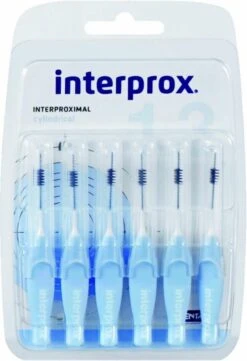 3x Interprox Ragers Cylindrical 1.3 Licht Blauw Blister à 6 Stuks