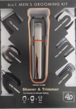 Baardtrimmer/Body Groomer-6in 1-voor Mannen-waterdicht-voor Baardhaar-hoofdhaar-lichaamshaar -Verzorgingsproducten 833x1200 2