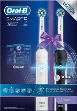 Oral B Oral-B Smart 5 5900 - Zwart En Wit - Elektrische Tandenborstel - Duopack 18 Oral B Oral-B Smart 5 5900 - Zwart En Wit - Elektrische Tandenborstel - Duopack -Verzorgingsproducten 833x1200 3