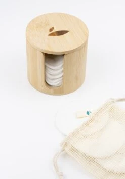 16 St. Herbruikbare Bamboe Wattenschijfjes Incl. Bewaardoos En Waszakje. Duurzaam Alternatief Voor Wegwerp Wattenschijfjes.