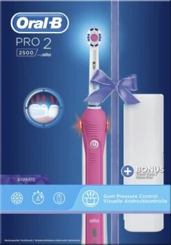 Oral B Oral-B PRO 2500 3D - Elektrische Tandenborstel - Roze 35 Oral B Oral-B PRO 2500 3D - Elektrische Tandenborstel - Roze -Verzorgingsproducten 839x1200 3