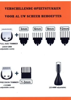 Baardtrimmer/Body Groomer-6in 1-voor Mannen-waterdicht-voor Baardhaar-hoofdhaar-lichaamshaar -Verzorgingsproducten 849x1200 3