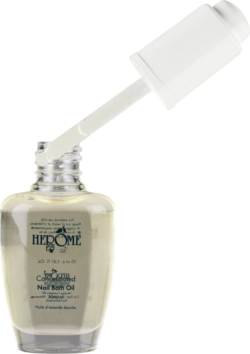 Herome Nagelbadolie Nagelolie Nagelriemolie - Concentrated Nail Bath Oil - Ideale Start Van Een Manicurebehandeling - 30ml. 4 Herome Nagelbadolie Nagelolie Nagelriemolie - Concentrated Nail Bath Oil - Ideale Start Van Een Manicurebehandeling - 30ml. - Afbeelding 2