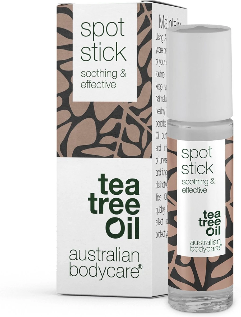 Australian Bodycare Spot Stick 9 Ml - Roll-on Stick Met Tea Tree Olie Tegen Mee-eters, Puistjes En Pukkels - Eerste Hulp Bij Opkomende Puistjes 3 Australian Bodycare Spot Stick 9 Ml - Roll-on Stick Met Tea Tree Olie Tegen Mee-eters, Puistjes En Pukkels - Eerste Hulp Bij Opkomende Puistjes