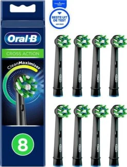 Oral B Oral-B CrossAction - Met CleanMaximiser-technologie - Opzetborstels - Zwart - 8 Stuks -Verzorgingsproducten 913x1200 2