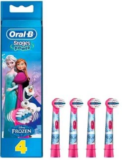 Oral B ORAL-B 80352086 - Disney Frozen 2 Vervangende Opzetborstels - Voor Oral-B Elektrische Tandenborstel Voor Kinderen - Set Van 4 -Verzorgingsproducten 915x1200 2