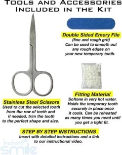 Tand Afgebroken Reparatie Kit InstantSmile Gebit (goedkope Kunstgebit) - Multi Shade -Verzorgingsproducten 940x1200 1