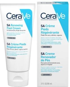 CeraVe - SA Renewing Foot Cream - Voetcrème - Droge En Ruwe Voeten - 88 Ml -Verzorgingsproducten 968x1200