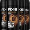 Axe Dark Temptation Bodyspray Deodorant - 4 X 150ml - Voordeelverpakking -Verzorgingsproducten 971x1200 2