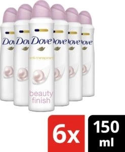 Dove Beauty Finish Anti-transpirant Deodorant - 6 X 150 Ml - Voordeelverpakking -Verzorgingsproducten 988x1200 6