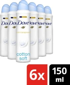 Dove Cotton Soft Anti-transpirant Deodorant Spray - 6 X 150 Ml - Voordeelverpakking 17 Dove Cotton Soft Anti-transpirant Deodorant Spray - 6 X 150 Ml - Voordeelverpakking -Verzorgingsproducten 988x1200 8
