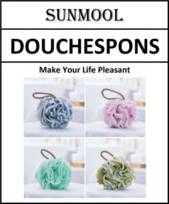 Douche Spons - Bad Spons - Massage Spons - Scrubbing Spons - Douchespons - Set Van 4 Stuks -Verzorgingsproducten 993x1200 1
