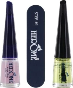 Herome 3 In 1 Manicure Nagelverzorging Set (Nail Essentials Geel) – Nagelset Voor Droge En Geribbelde Nagels – Base Coat, Vijl En Voedende Nagelolie – Voor Egale En Flexibele Nagels -Verzorgingsproducten 995x1200